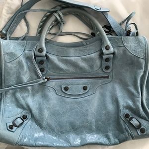 Balenciaga City  bag ;  colour "Maldives"